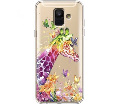 Силіконовий чохол BoxFace Samsung A600 Galaxy A6 2018 Colorful Giraffe (35015-cc14)