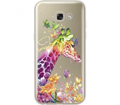Силіконовий чохол BoxFace Samsung A520 Galaxy A5 2017 Colorful Giraffe (35047-cc14)