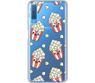 Силіконовий чохол BoxFace Samsung A750 Galaxy A7 2018 с 3D-глазками Popcorn (35483-cc75)