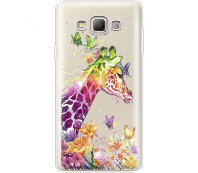 Силіконовий чохол BoxFace Samsung A700 Galaxy A7 Colorful Giraffe (35961-cc14)