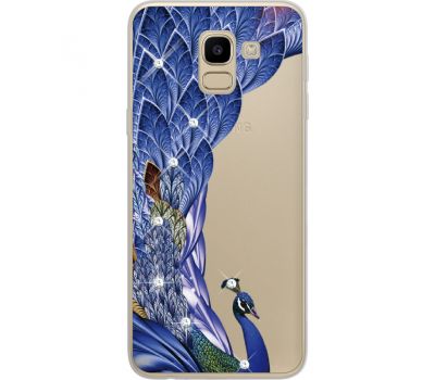 Силіконовий чохол BoxFace Samsung J600 Galaxy J6 2018 Peafowl (934979-rs7)