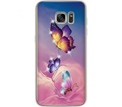Силіконовий чохол BoxFace Samsung G935 Galaxy S7 Edge Butterflies (935048-rs19)