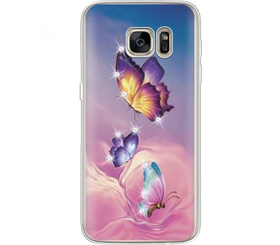 Силіконовий чохол BoxFace Samsung G930 Galaxy S7 Butterflies (935495-rs19)