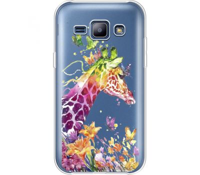 Силіконовий чохол BoxFace Samsung J100H Galaxy J1 Colorful Giraffe (36459-cc14)
