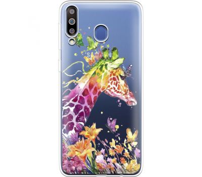 Силіконовий чохол BoxFace Samsung M305 Galaxy M30 Colorful Giraffe (36974-cc14)