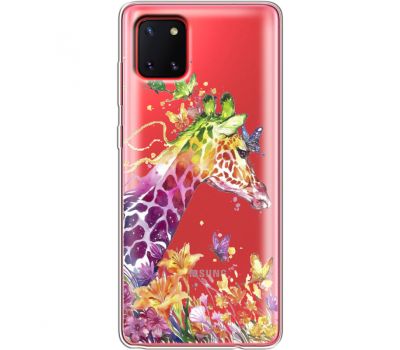 Силіконовий чохол BoxFace Samsung N770 Galaxy Note 10 Lite Colorful Giraffe (38846-cc14)