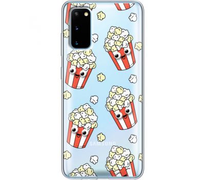 Силіконовий чохол BoxFace Samsung G980 Galaxy S20 с 3D-глазками Popcorn (38870-cc75)