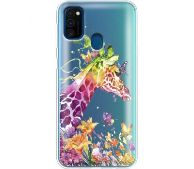 Силіконовий чохол BoxFace Samsung M215 Galaxy M21 Colorful Giraffe (39466-cc14)
