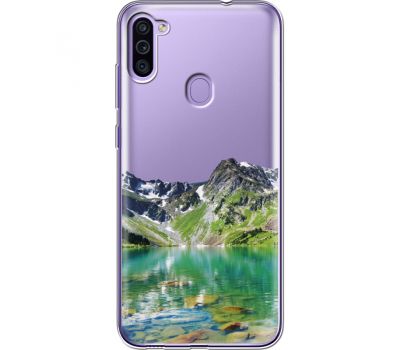 Силіконовий чохол BoxFace Samsung M115 Galaxy M11 Green Mountain (39781-cc69)