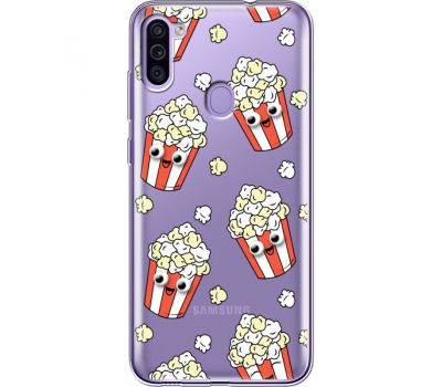 Силіконовий чохол BoxFace Samsung M115 Galaxy M11 с 3D-глазками Popcorn (39781-cc75)