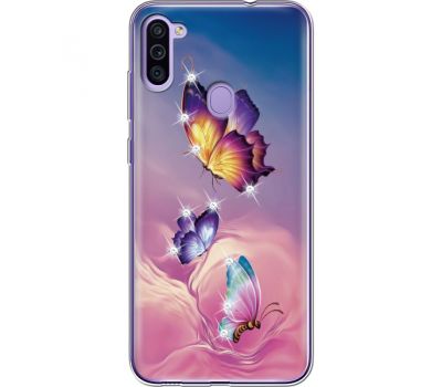 Силіконовий чохол BoxFace Samsung M115 Galaxy M11 Butterflies (939781-rs19)