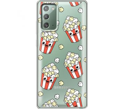 Силіконовий чохол BoxFace Samsung N980 Galaxy Note 20 с 3D-глазками Popcorn (40569-cc75)