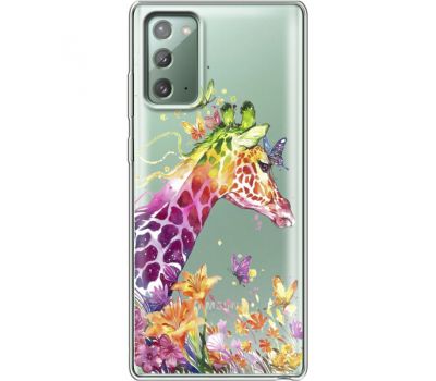 Силіконовий чохол BoxFace Samsung N980 Galaxy Note 20 Colorful Giraffe (40569-cc14)