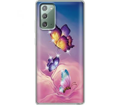Силіконовий чохол BoxFace Samsung N980 Galaxy Note 20 Butterflies (940569-rs19)