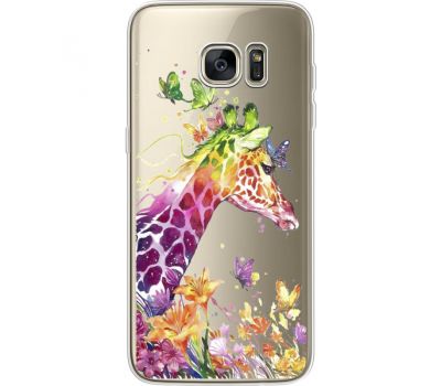 Силіконовий чохол BoxFace Samsung G935 Galaxy S7 Edge Colorful Giraffe (35048-cc14)