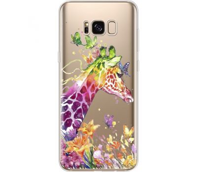 Силіконовий чохол BoxFace Samsung G955 Galaxy S8 Plus Colorful Giraffe (35050-cc14)