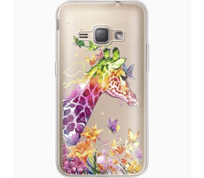 Силіконовий чохол BoxFace Samsung J120H Galaxy J1 2016 Colorful Giraffe (35052-cc14)