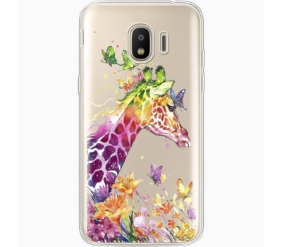 Силіконовий чохол BoxFace Samsung J250 Galaxy J2 (2018) Colorful Giraffe (35055-cc14)