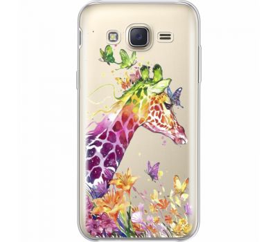 Силіконовий чохол BoxFace Samsung J500H Galaxy J5 Colorful Giraffe (35058-cc14)