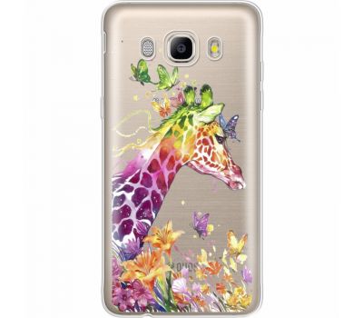 Силіконовий чохол BoxFace Samsung J510 Galaxy J5 2016 Colorful Giraffe (35059-cc14)