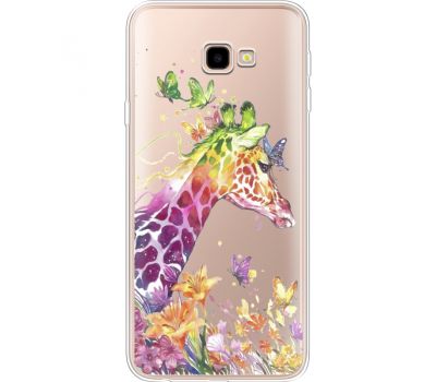 Силіконовий чохол BoxFace Samsung J415 Galaxy J4 Plus 2018 Colorful Giraffe (35457-cc14)