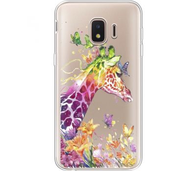 Силіконовий чохол BoxFace Samsung J260 Galaxy J2 Core Colorful Giraffe (35464-cc14)