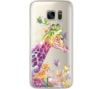 Силіконовий чохол BoxFace Samsung G930 Galaxy S7 Colorful Giraffe (35495-cc14)