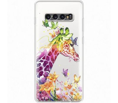 Силіконовий чохол BoxFace Samsung G975 Galaxy S10 Plus Colorful Giraffe (35881-cc14)