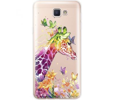 Силіконовий чохол BoxFace Samsung J5 Prime G570F Colorful Giraffe (35888-cc14)