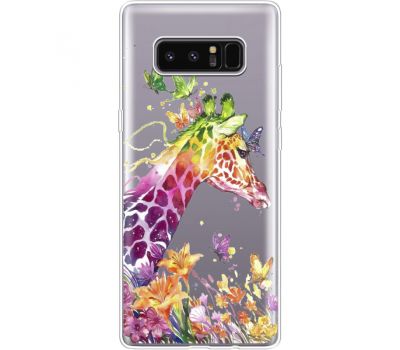 Силіконовий чохол BoxFace Samsung N950F Galaxy Note 8 Colorful Giraffe (35949-cc14)