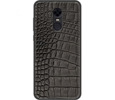 Шкіряний чохол BoxFace Xiaomi Redmi 5 Plus Crocodile Black (39852-lc4)
