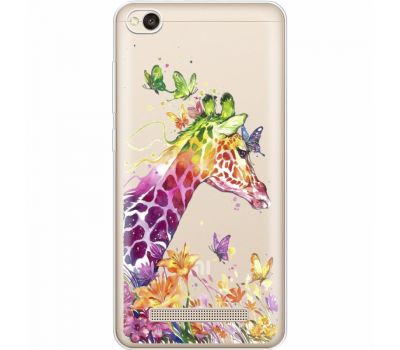 Силіконовий чохол BoxFace Xiaomi Redmi 4A Colorful Giraffe (35073-cc14)