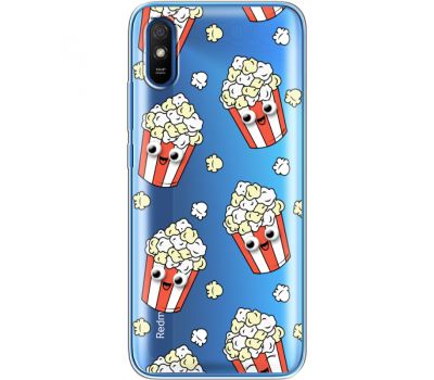 Силіконовий чохол BoxFace Xiaomi Redmi 9A с 3D-глазками Popcorn (40305-cc75)