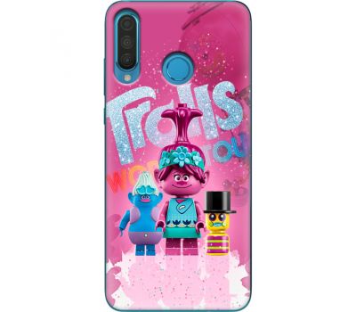 Силіконовий чохол Remax Huawei P30 Lite Lego Trolls