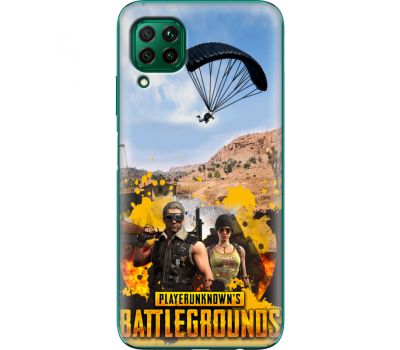 Силіконовий чохол Remax Huawei P40 Lite Pubg parachute