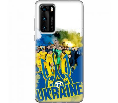 Силіконовий чохол Remax Huawei P40 Ukraine national team