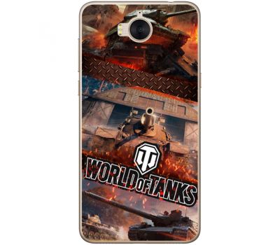 Силіконовий чохол Remax Huawei Y5 2017 World Of Tanks