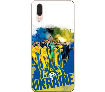 Силіконовий чохол Remax Huawei P20 Ukraine national team