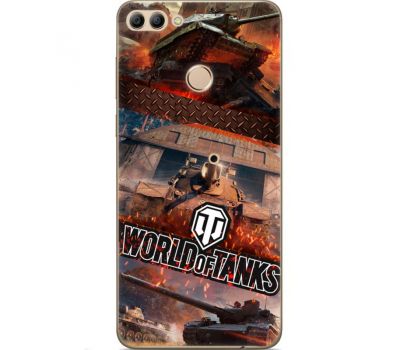 Силіконовий чохол Remax Huawei Y9 2018 World Of Tanks