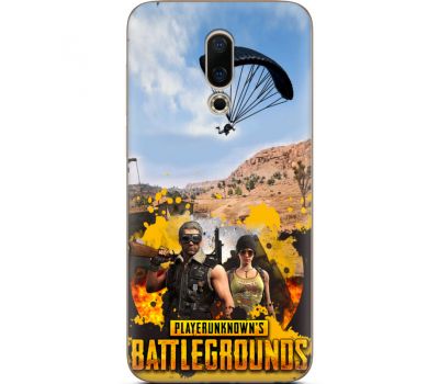 Силіконовий чохол Remax Meizu 16 Pubg parachute