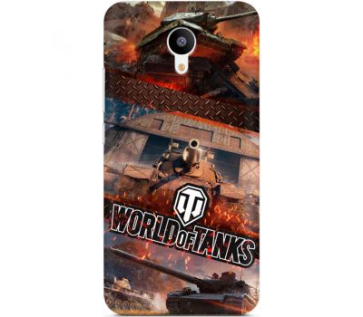 Силіконовий чохол Remax Meizu M3s World Of Tanks