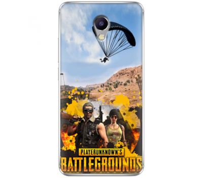 Силіконовий чохол Remax Meizu M5 Note Pubg parachute