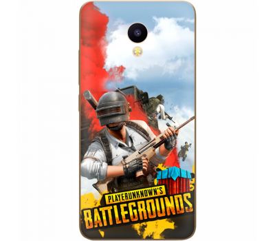 Силіконовий чохол Remax Meizu M5C PLAYERUNKNOWN'S BATTLEGROUNDS