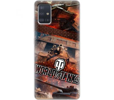 Силіконовий чохол Remax Samsung A515 Galaxy A51 World Of Tanks