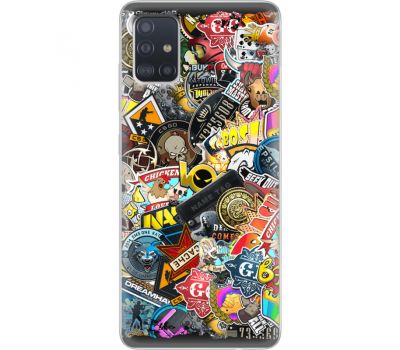 Силіконовий чохол Remax Samsung A515 Galaxy A51 CS:Go Stickerbombing