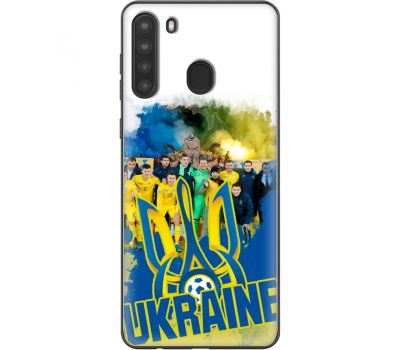 Силіконовий чохол Remax Samsung A215 Galaxy A21 Ukraine national team
