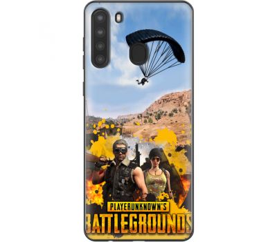 Силіконовий чохол Remax Samsung A215 Galaxy A21 Pubg parachute