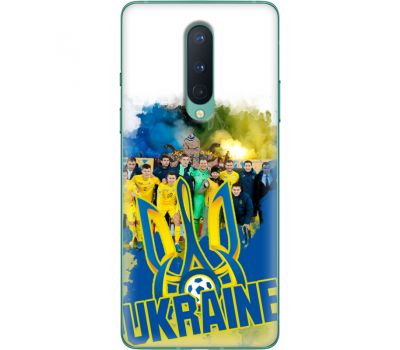 Силіконовий чохол Remax OnePlus 8 Ukraine national team