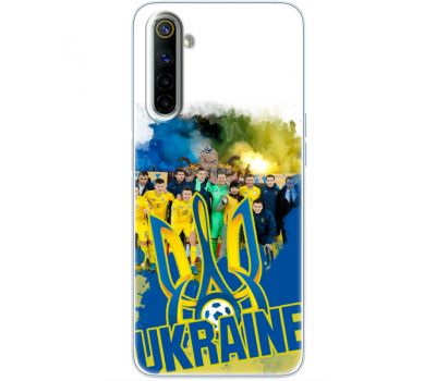 Силіконовий чохол Remax Realme 6 Ukraine national team
