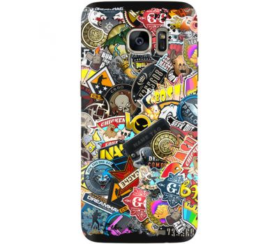 Силіконовий чохол Remax Samsung G935 Galaxy S7 Edge CS:Go Stickerbombing